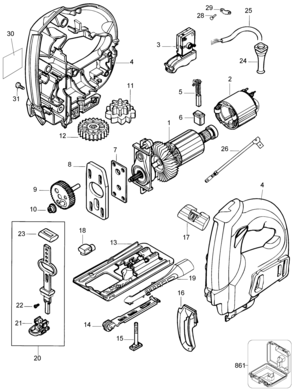 Part Location Diagram of 492994-00 Black and Decker ROLLER